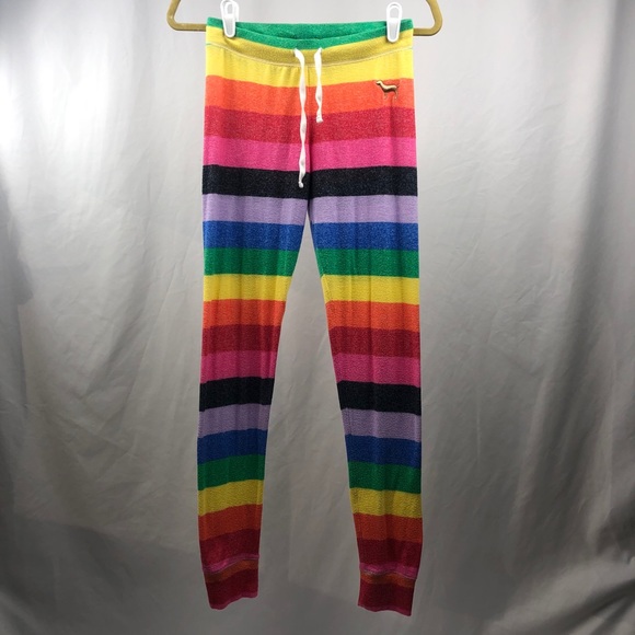 Victoria's Secret PINK Rainbow Sleep Bottom SOLD - Picture 9 of 15